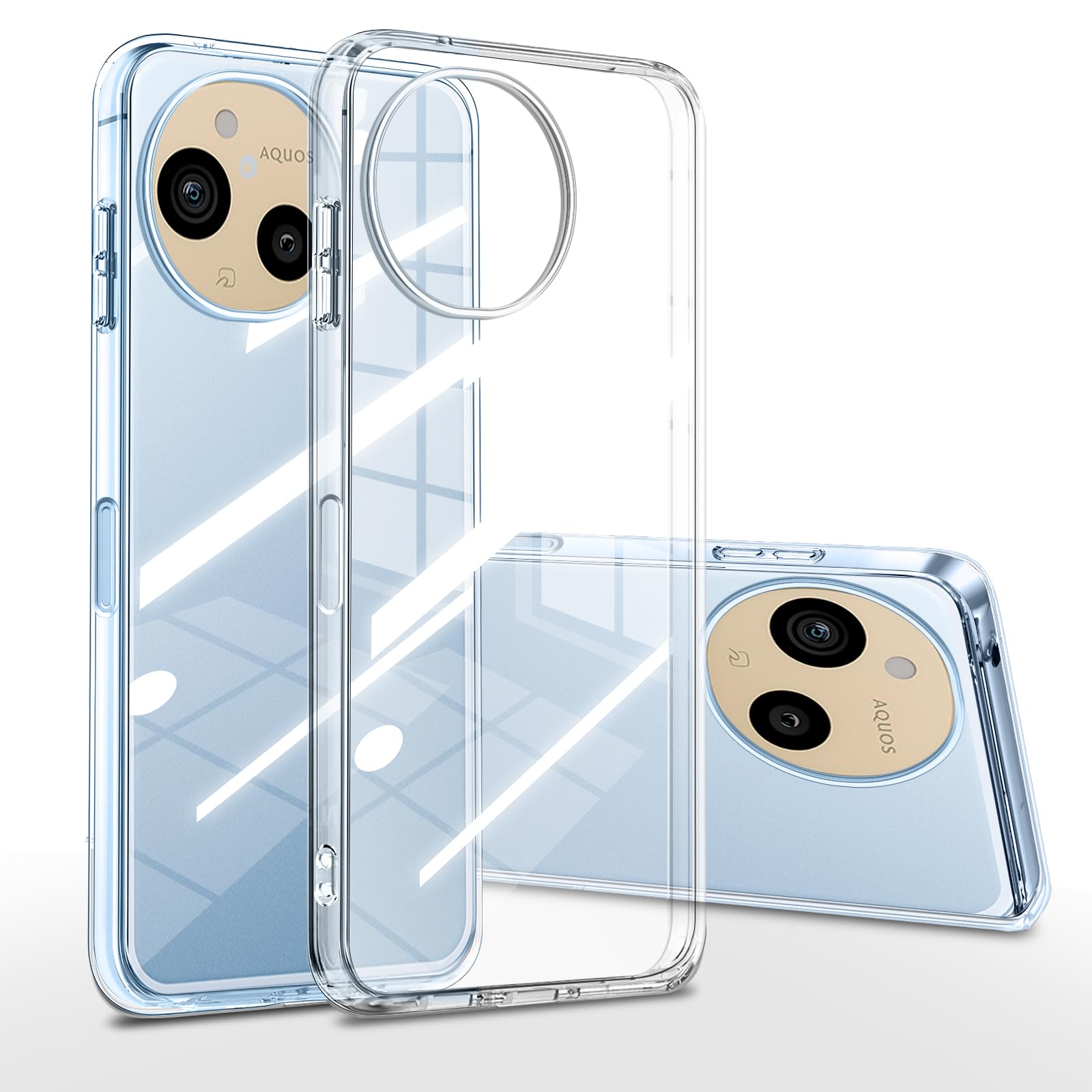 Amazon.co.jp: Yidahe AQUOS sense10 sense9 用 ケース クリア